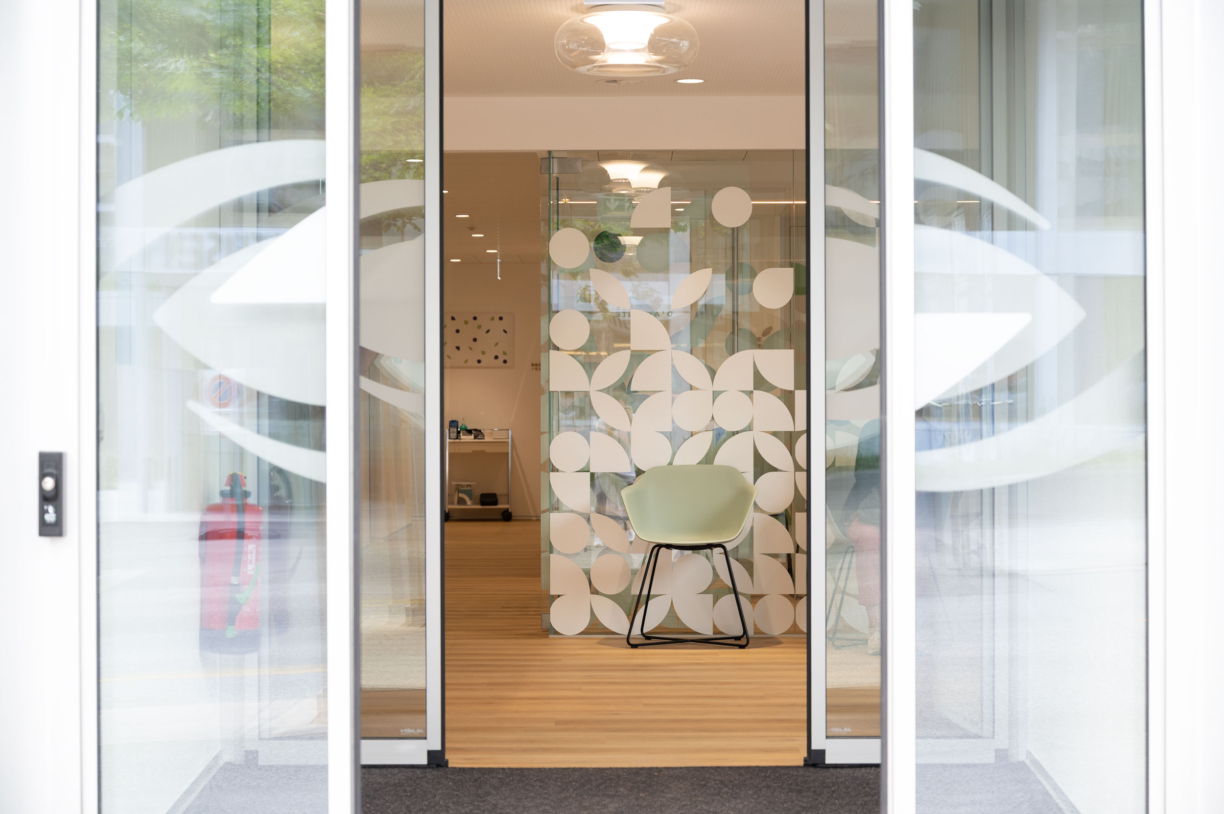 Shooting de l'intérieur du centre médical de sierre