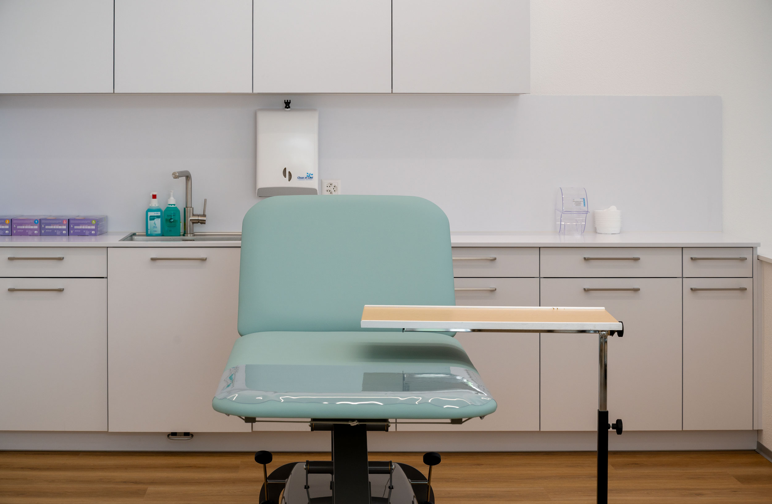 Shooting de l'intérieur du centre médical de sierre